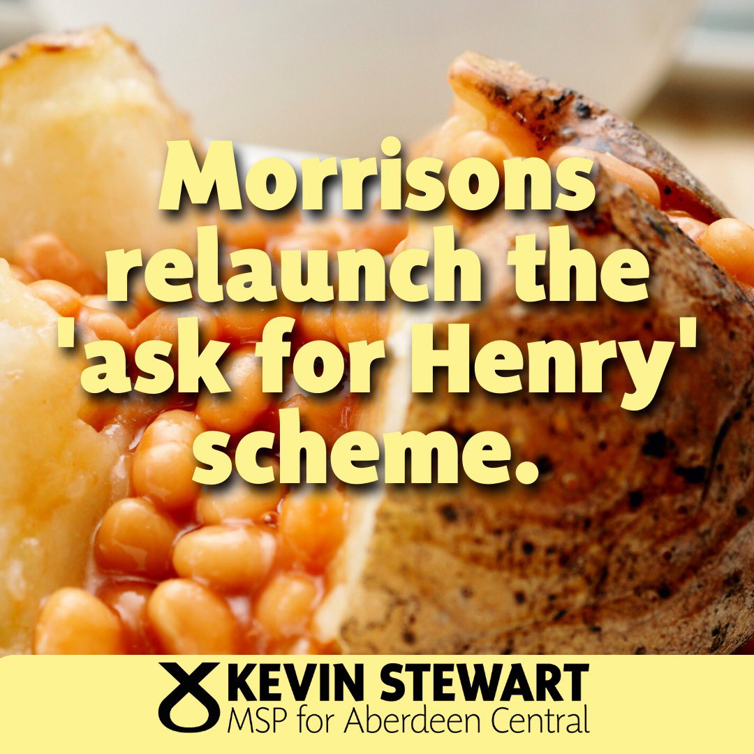 Morrisons &amp; Heinz have teamed up again to offer a free meal to anyone who needs it. All you have to do is 'ask for Henry' at the cafe. 

This scheme aims to help those struggling with the current cost of living crisis &amp; is available at all Morrisons cafes until the 7th of May.