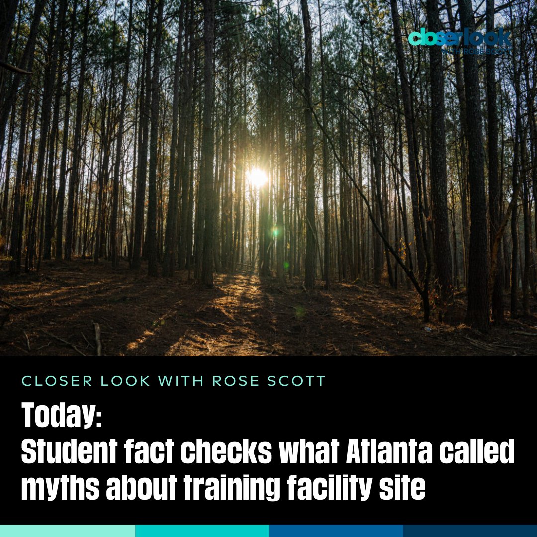 Today on #CloserLookWABE with <a href="/WABERoseScott/">Rose Scott</a>: A <a href="/GeorgiaTech/">Georgia Tech</a> environmental engineering student fact checked <a href="/CityofAtlanta/">City of Atlanta, GA</a> on the controversial Public Safety Training Center. Find out what he said was true &amp; false at 1pm &amp; 7pm on <a href="/WABENews/">WABE News</a> and WABE.org