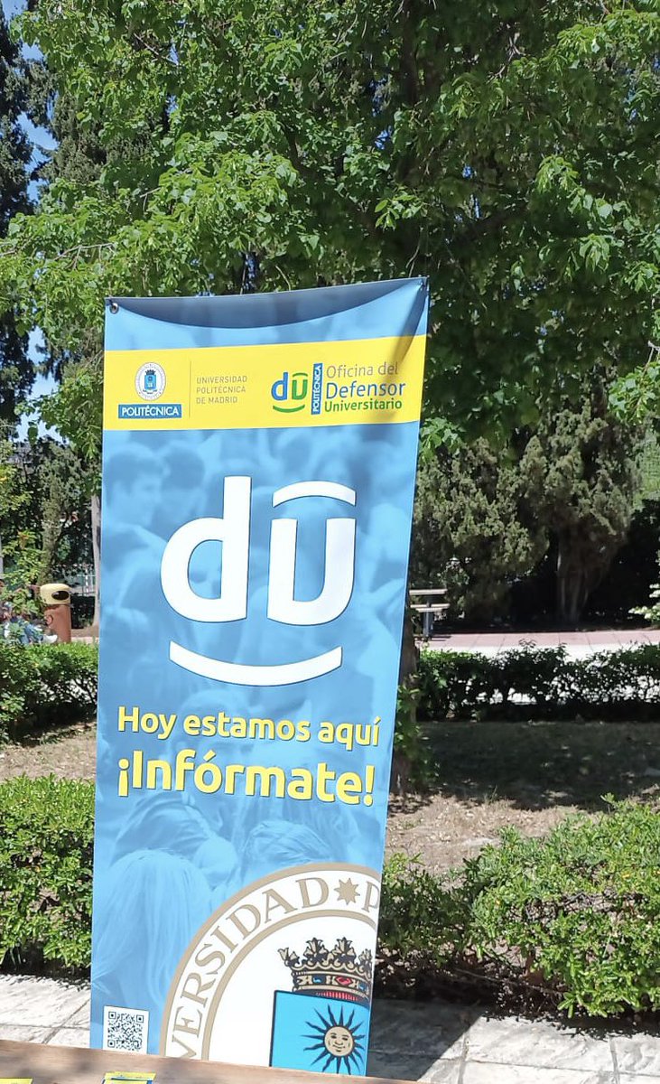 Hoy, hemos estado difundiendo nuestra Defensoría en <a href="/ETSISIupm/">ETSISI UPM</a> y <a href="/TelecoCampusSur/">Teleco Campus Sur || ETSIST - UPM</a> y también en <a href="/MontesUPM/">ETSI de Montes, Forestal y del Medio Natural</a>.
