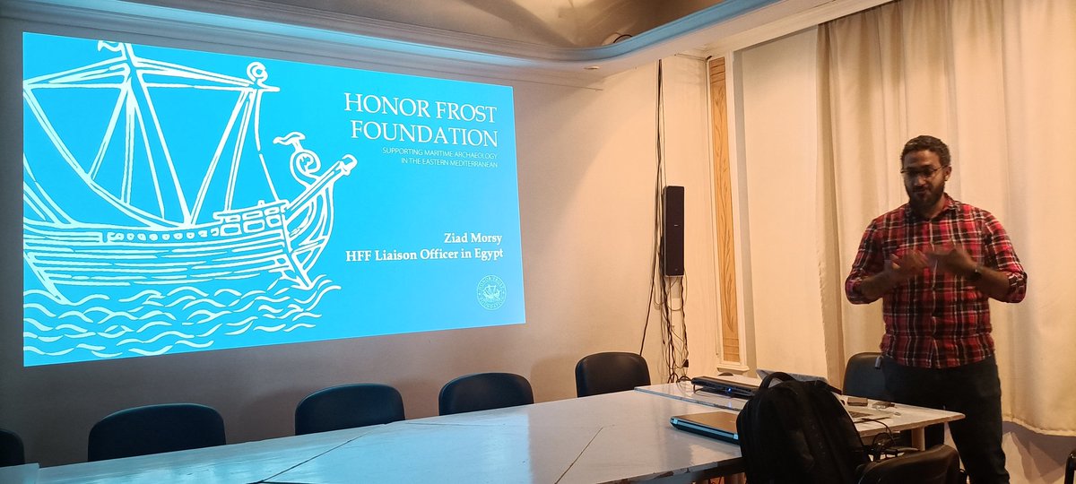 ThomasFaucher11's tweet photo. Delighted to have hosted the board of trustees' meeting of the @honor_frost And thanks to Mohamed Abdelaziz to have presented his ongoing work on #photogrammetry and #virtualRTI on the Alexandria lighthouse underwater excavations by the #CEAlex https://t.co/XvFzaH3ZCy