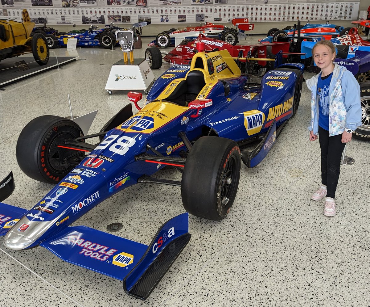 coach_rounds's tweet photo. The @IMSMuseum is a great experience! We were on the lookout for  @AlexanderRossi 👀. #isitmay #indy500 https://t.co/vbeR9DyDVT
