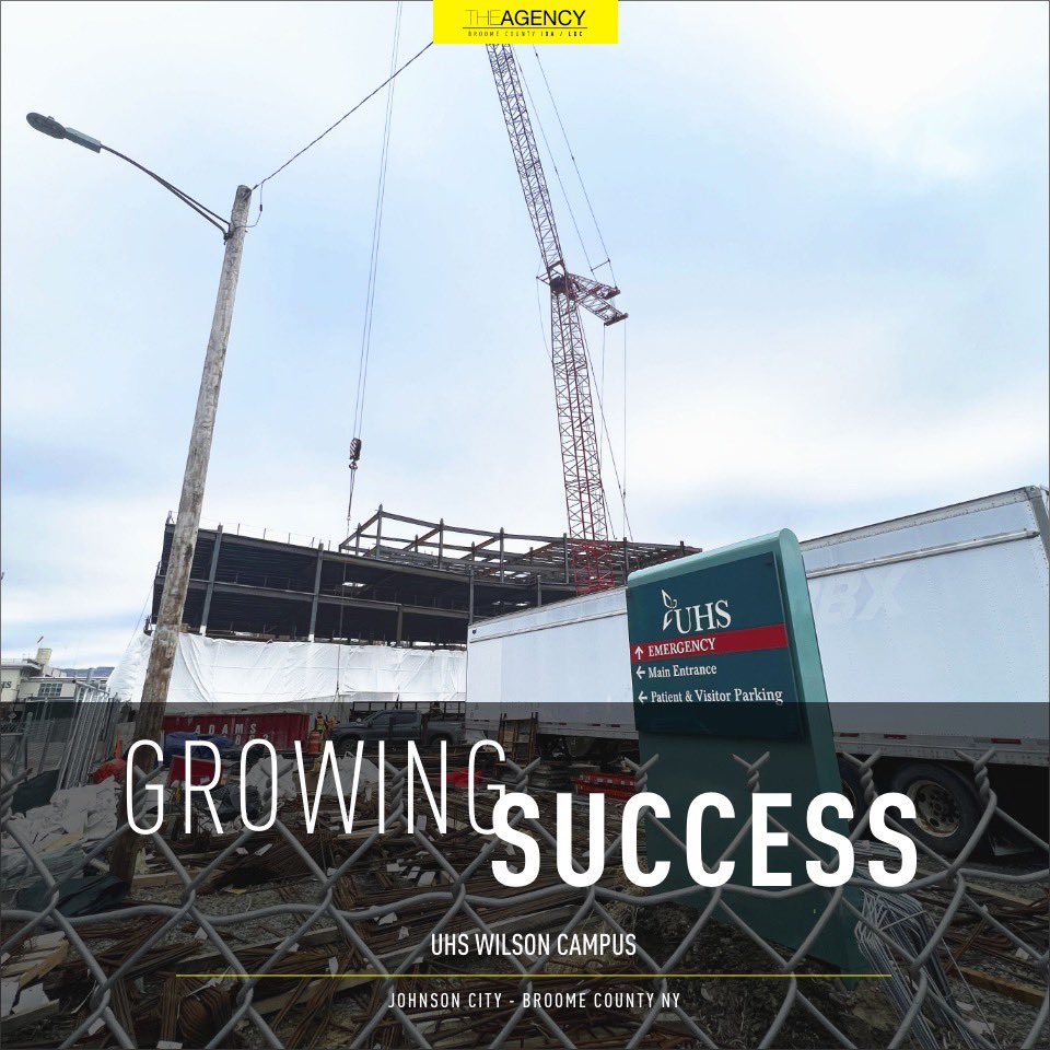 GROWING SUCCESS - Project Update Series Featuring UHS Wilson Campus - Johnson City - Broome County, NY

#developmentopportunities #realestateny #businessrelocation #broomeisgood #businessexpansion #theagencybcida  #econdev