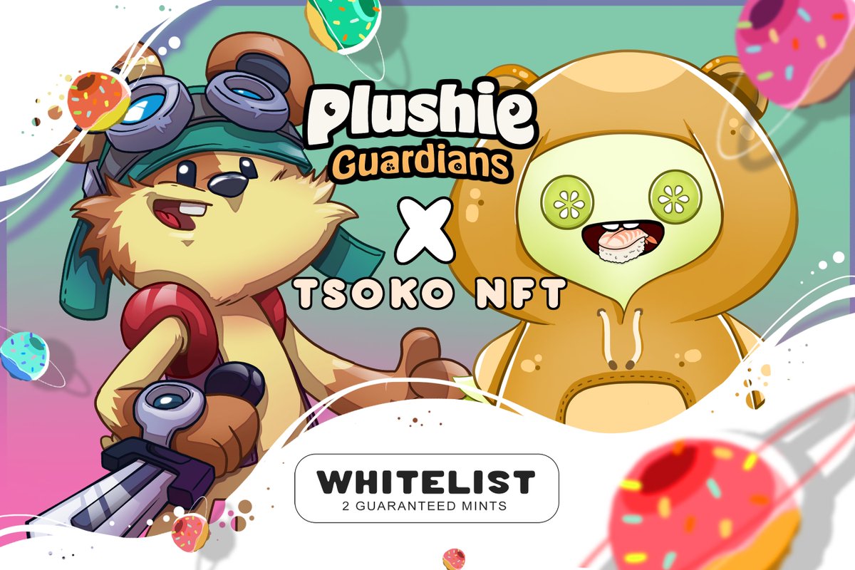 Tsoko (@tsokonft) on Twitter photo What's an expedition without exhilarating battles?
Join us for an AMA with <a href="/plushieofficial/">Plushie Guardians</a> on 05/26, 7:00PM EST!
Gather your weapons & provisions, brave adventurers; Get a chance to win a Plushies airdrop & 2 WL spots at the AMA.
Interact with this tweet for a chance at 1 What's an expedition without exhilarating battles?
Join us for an AMA with <a href="/plushieofficial/">Plushie Guardians</a> on 05/26, 7:00PM EST!
Gather your weapons & provisions, brave adventurers; Get a chance to win a Plushies airdrop & 2 WL spots at the AMA.
Interact with this tweet for a chance at 1