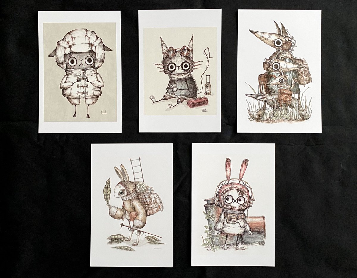 オンラインストアでは原画以外にも画集やポストカード等販売中です。
https://t.co/M3A9eKvlmW 