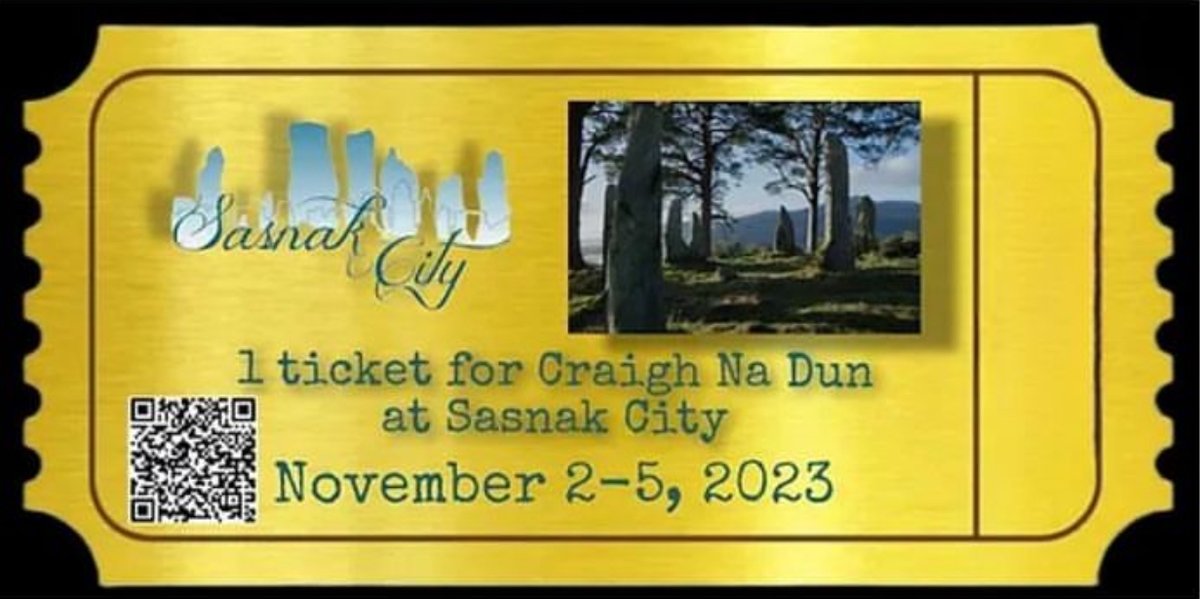 Here's your chance to win a ticket for Craigh Na Dun at Sasnak City!
PURCHASE UNLIMITED RAFFLE TICKETS!
Random winner will be selected during our Trivia Night April 30th on #SamHeughan's Birthday!
*100% of ticket sales fund scholarships for students at RCS
supernovalegacy.com/product-page/r…