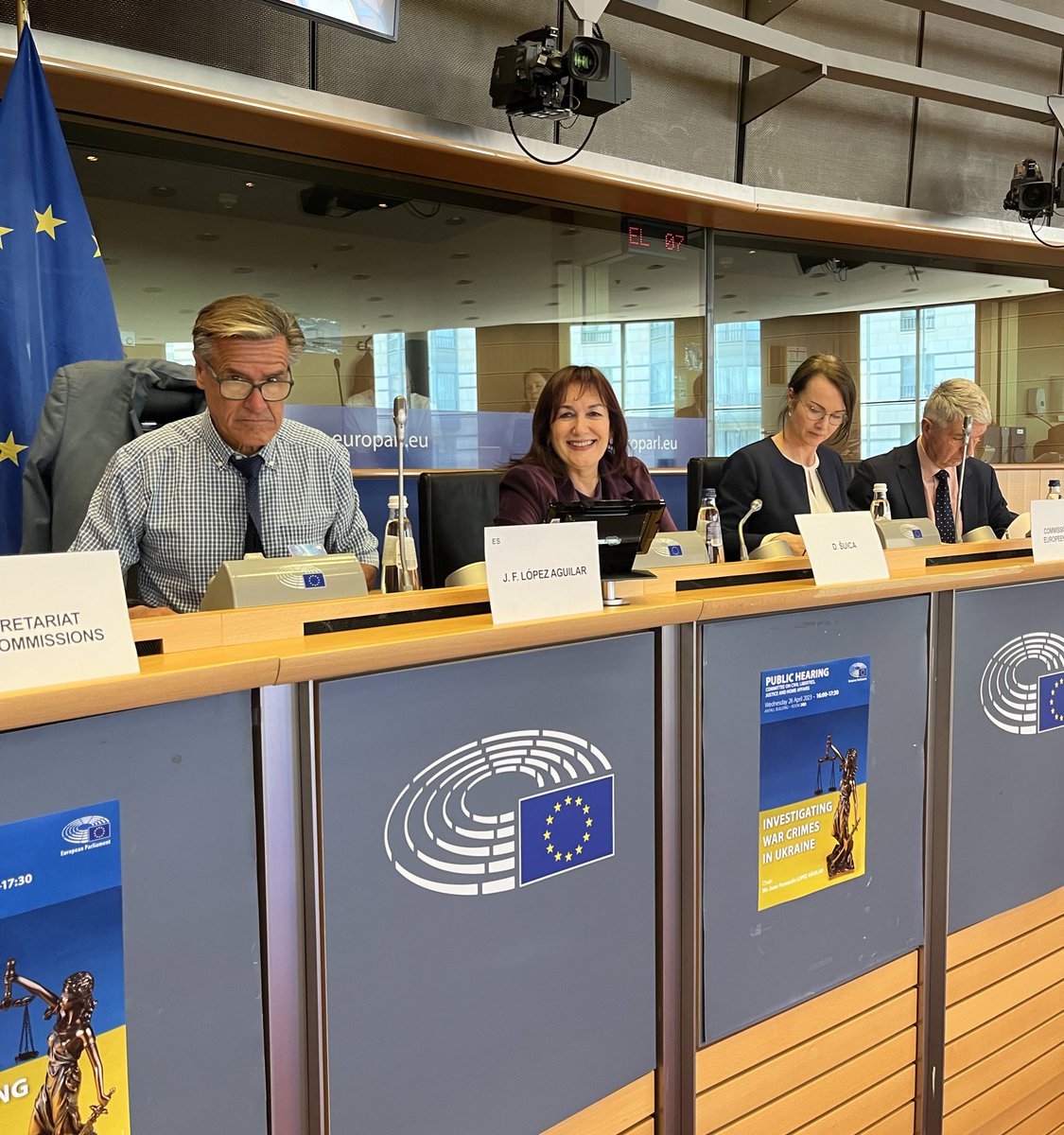 dubravkasuica's tweet image. Pleasure to brief @EP_Justice on latest state of play of our @EU_Commission work on child rights &amp;amp; child protection, as well as #DemocracyDefense package and #DemographyEU.