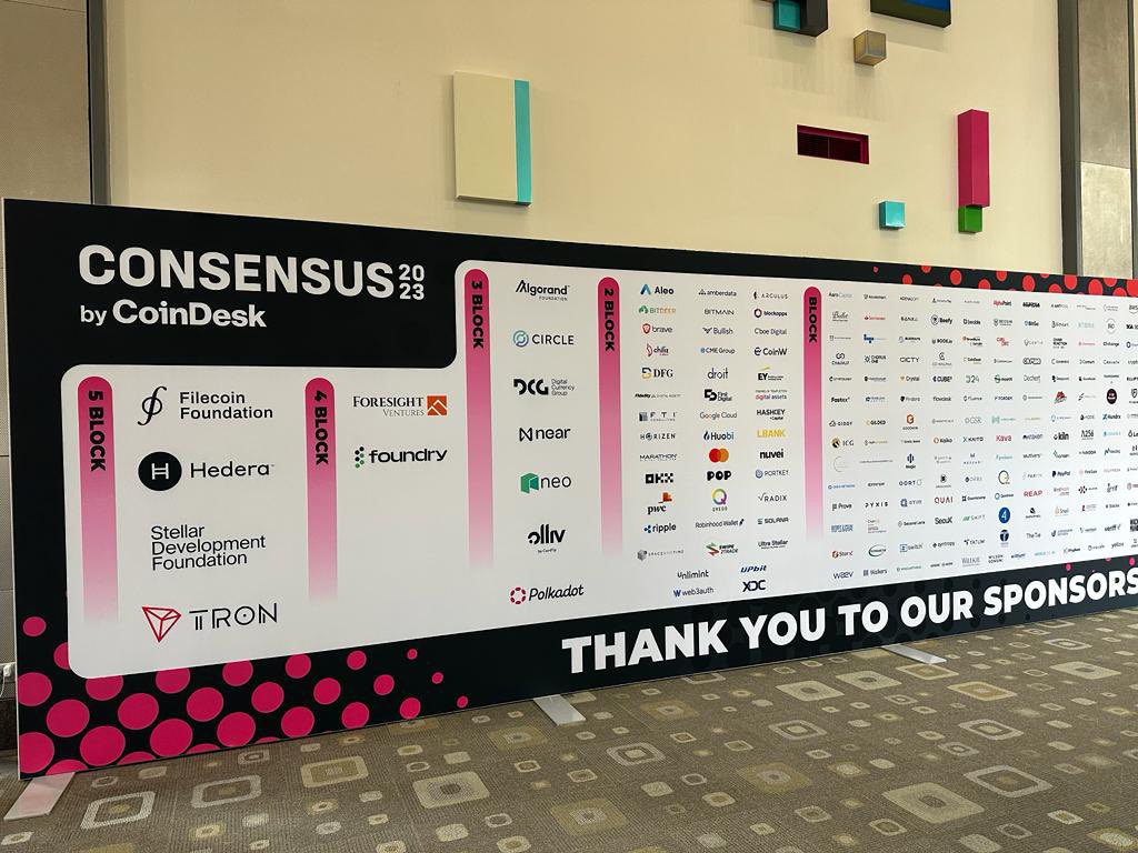 InceptioNetwork's tweet photo. We are thrilled to be present at #Consensus2023 by @CoinDesk
Looking forward to meet you all, Builders & Inovators from the #Blockchain space, and collaborate together! ๐ค
@MultiversX #InceptionNetwork #StakingProvider #EGLD https://t.co/0iNbqWIGv0