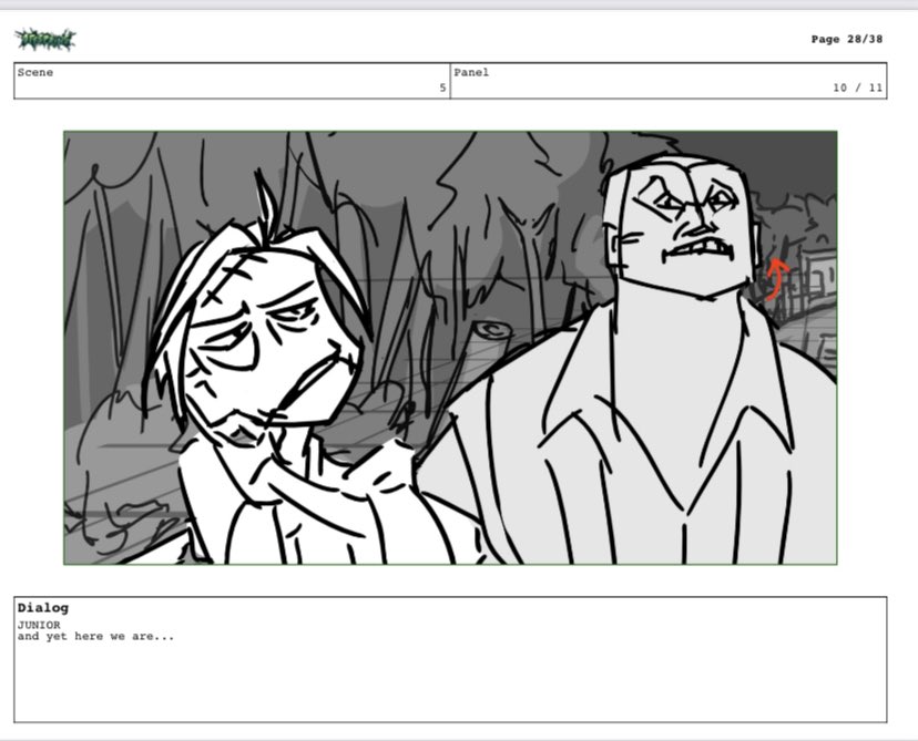 OffspringSeries's tweet photo. Nothing like some quality father son bonding time 😅

Credit to our amazing artist @solvaldezart for making these storyboards. More to come this week!

#digitalart #animated #animatedseries #offspring #horror #comedy #animatedtelevisionseries #animatedshow #tvshows #creativeart https://t.co/dorCmSsn2D