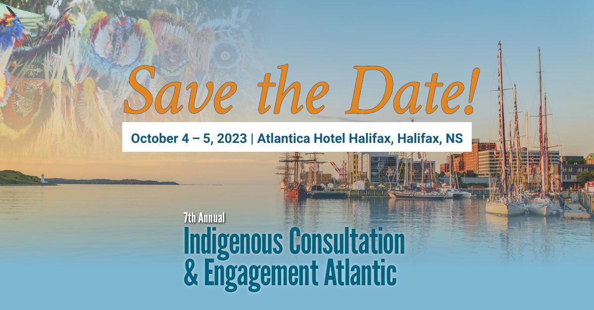CI’s 7th Annual Conference on Indigenous Consultation & Engagement Atlantic is back!

Discuss some of the most contentious consultation issues seizing the east coast in a neutral, non-partisan setting. 

Learn more: bit.ly/40yb5uw

#IndigenousATL #IndigenousCanada