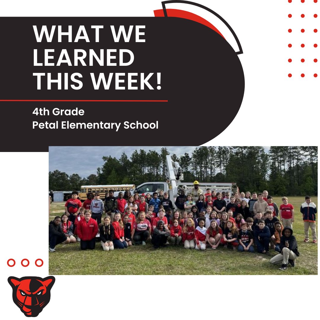 petalschools's tweet image. Petal Elementary School 4th graders learned how to be #ALLIn about electricity safety with demonstrations from Dixie Electric. #PantherProud #WhatWeLearned #ALLIn