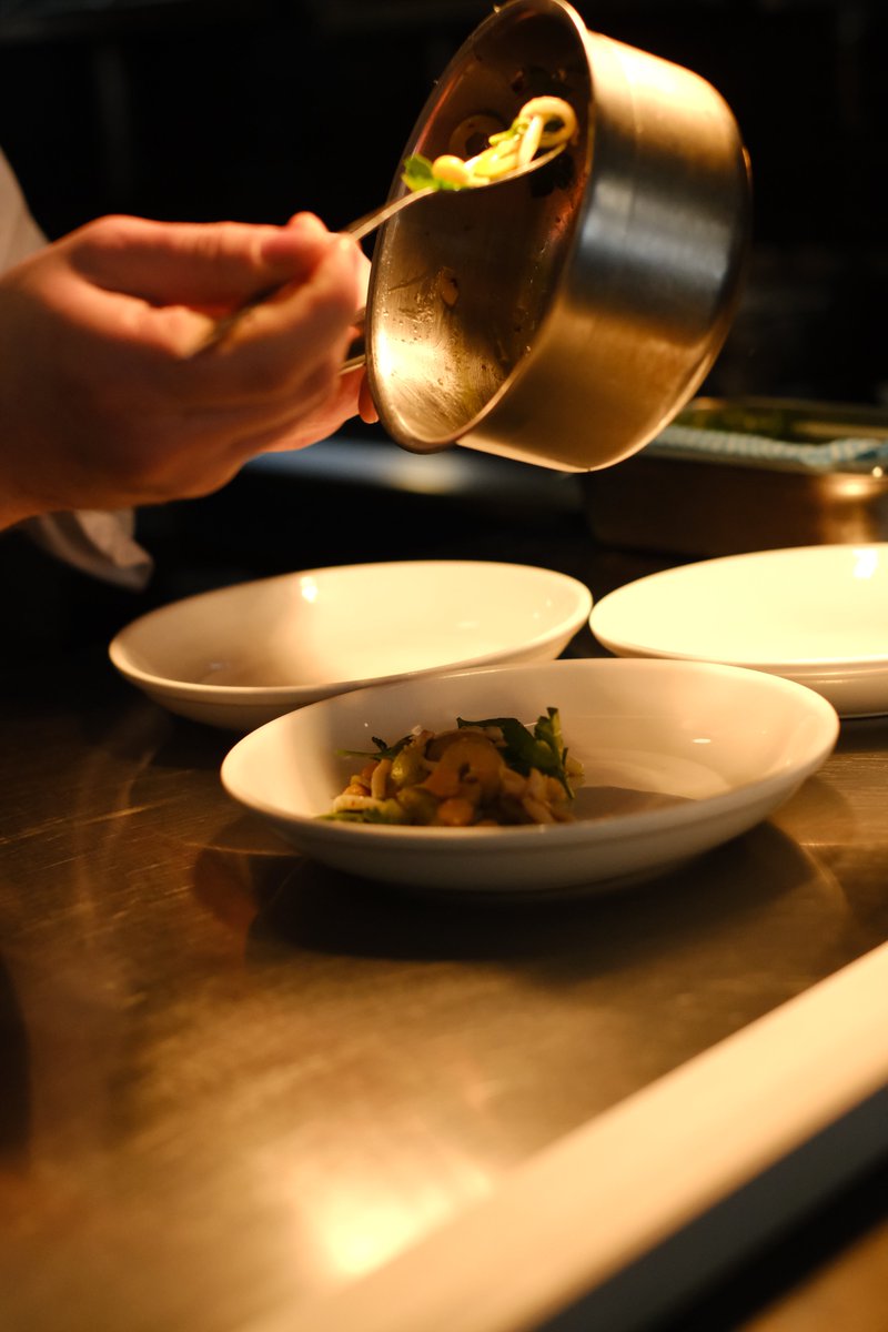OxAndFinch's tweet photo. Evening scenes at a busy Ox and Finch pass. Sneak a peek as you arrive 👀
#oxandfinch #atthepass #cheflife #bibgourmand #restaurant #scotland #kelvingrove https://t.co/0TMpHET9LU