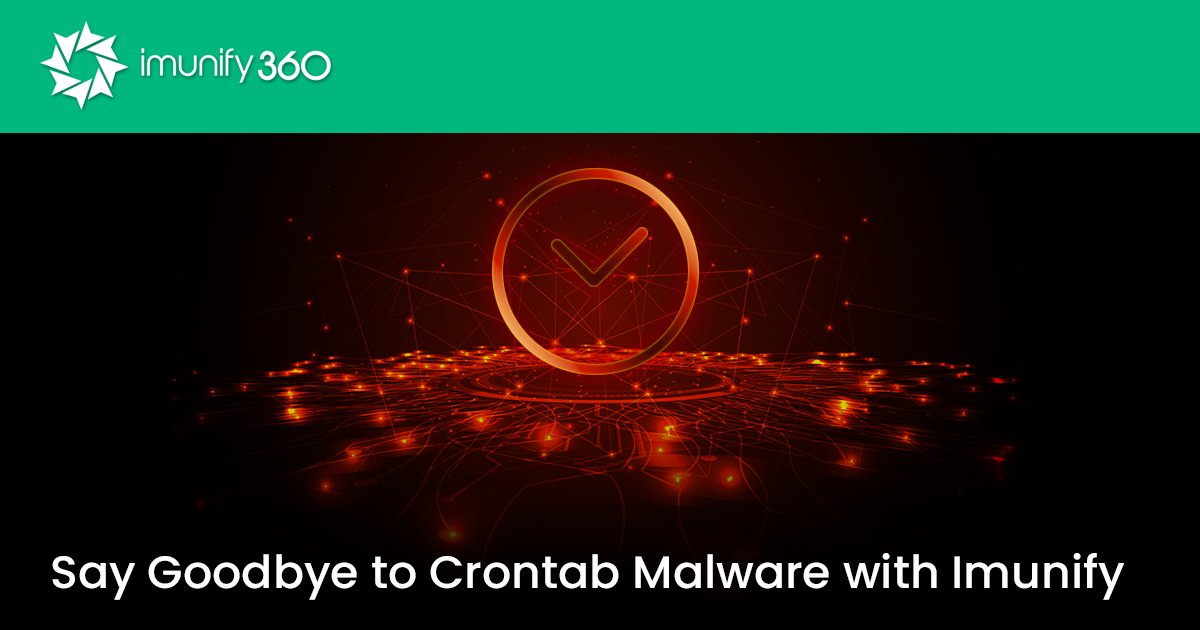 Hackers can use cron files to launch malicious programs and scripts, posing a significant risk to system security. Imunify360 is designed to detect and neutralize cron malware, ensuring your system remains secure. #Imunify #CronMalware  hubs.ly/Q01MRK8m0