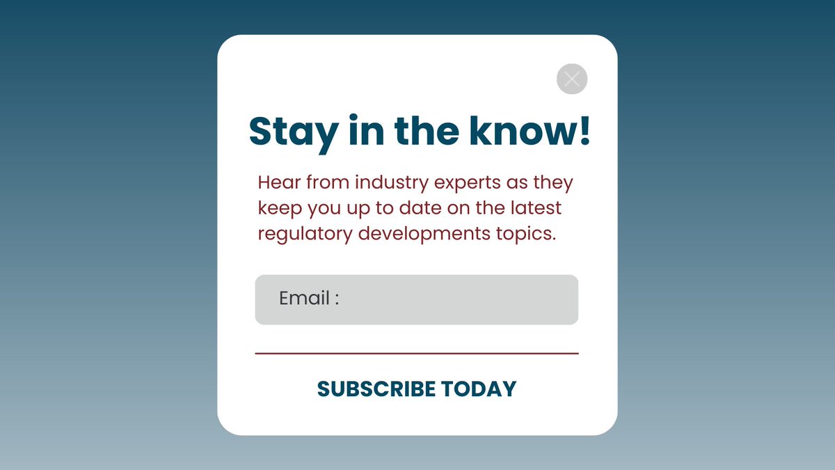 Hear from industry experts as they keep you up to date on the latest regulatory developments and practice management topics.

Subscribe now! okt.to/KCfz5c

#RIAcompliance