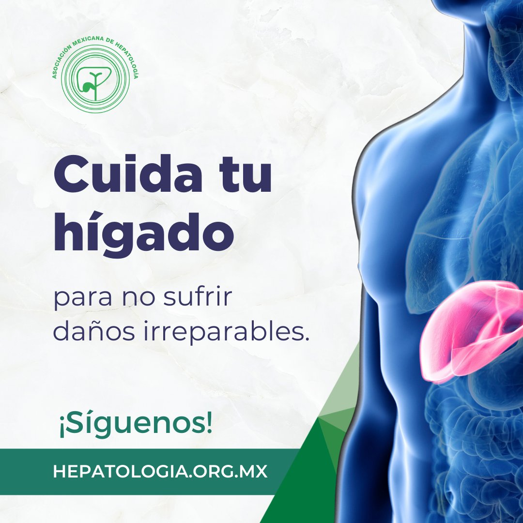 amhmx's tweet photo. 🤔 ¿Alguna vez te has preguntado qué sucede si no cuidas bien tu hígado? 😔 Desafortunadamente el hígado puede sufrir daños irreparables si no se trata adecuadamente.   ✅🔰 Para saber más de como mantener tu hígado saludable y protegido, ¡No te olvides de seguirnos! https://t.co/289JBdASVE