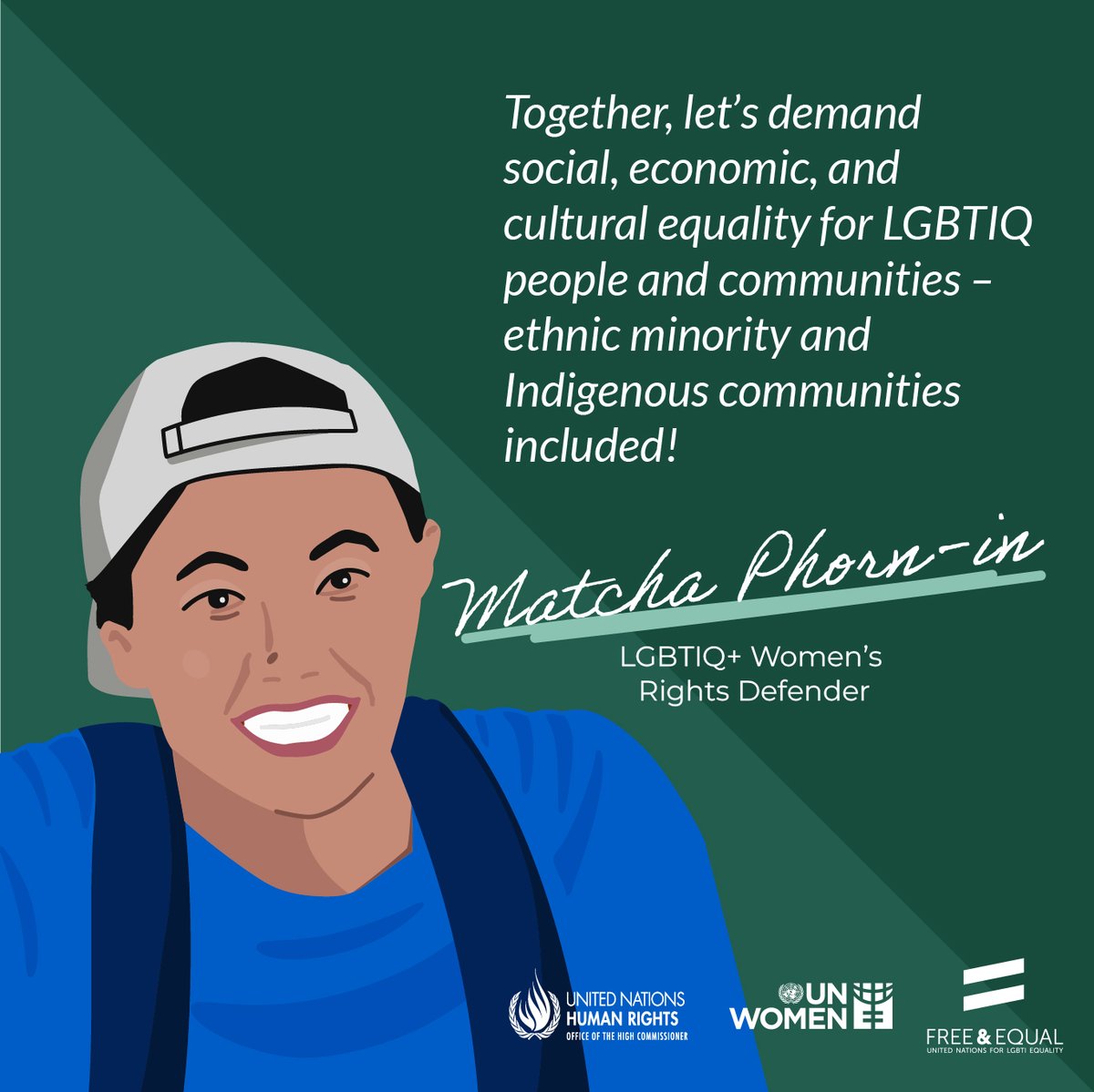 UN_Women's tweet photo. Today is #LesbianVisibilityDay!

Join us in celebrating activists and human rights defenders from all over the world who work hard to make #LGBTIQ+ equality a reality.
 
Stand in solidarity with #AllWomen - no matter who they are or whom they love.

@free_equal https://t.co/uqQysNWY25