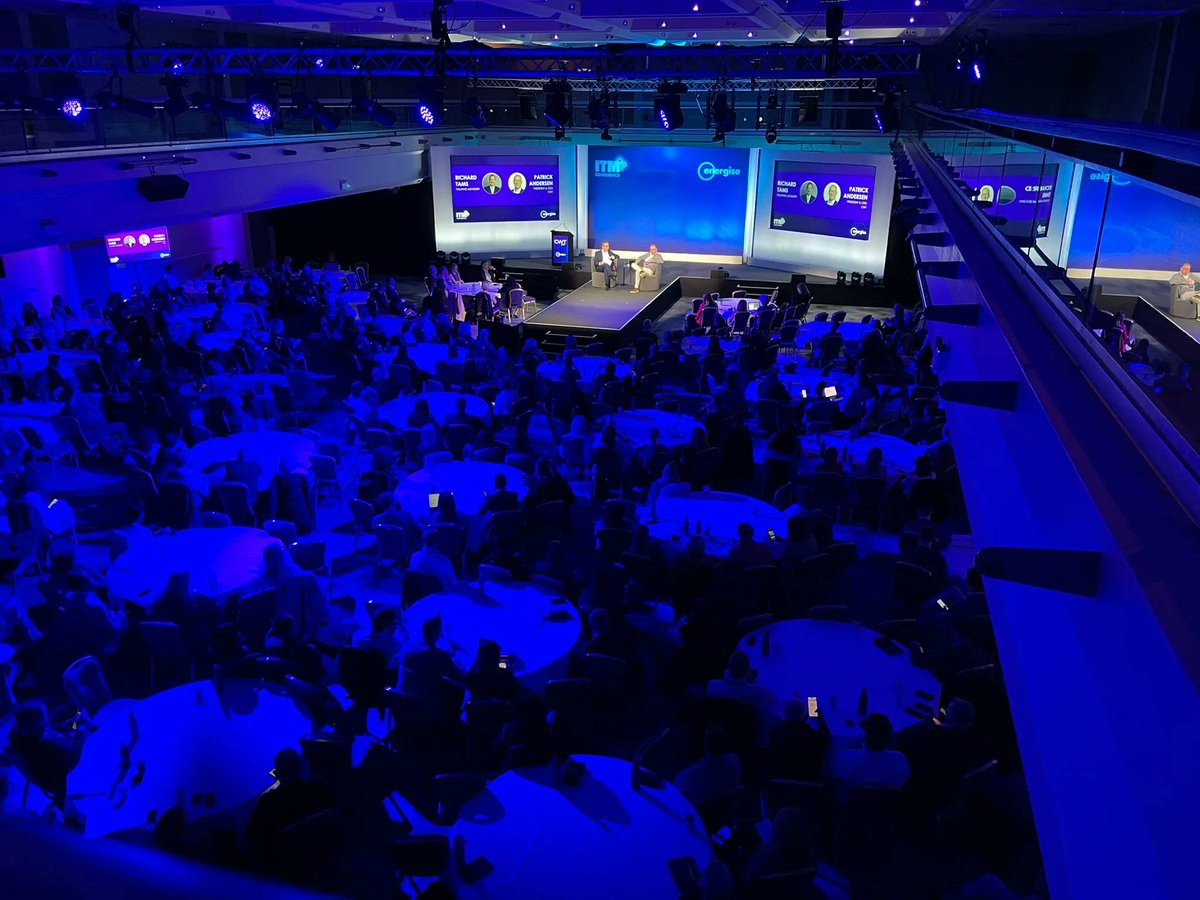 entertecltd's tweet photo. Delighted to be supporting Technovation for the @ITMtweets for #ITM2023 #Energise conference, featuring a slick set constructed from multiple single wrap sections. 

#eventprofs #events #audiovisual #eventtechnology #eventmanagement #eventproduction #proaudio #fullproduction https://t.co/uo4qpQLqZs