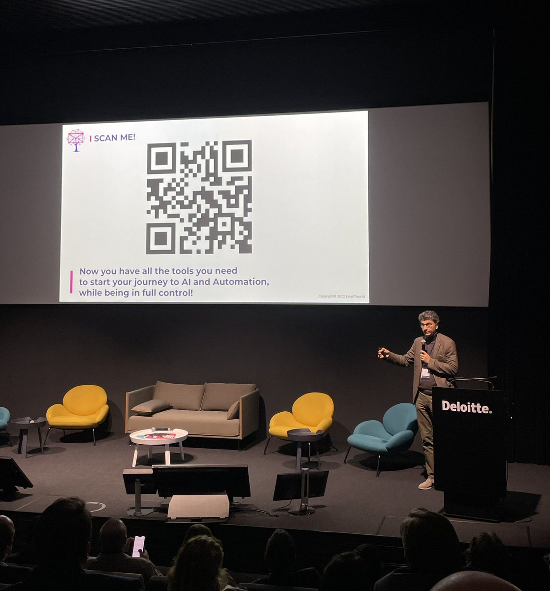 TechSense_Media's tweet image. Just announced at #TechSenseSummit: @casius_morea, CEO at @EmailTree_Ai gives an exclusive unveiling of &quot;#Human &amp;amp; #AI Converse with Business Applications&quot;...