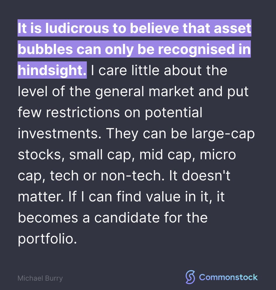 Michael Burry is a wellknown value investor, famous for his housing
