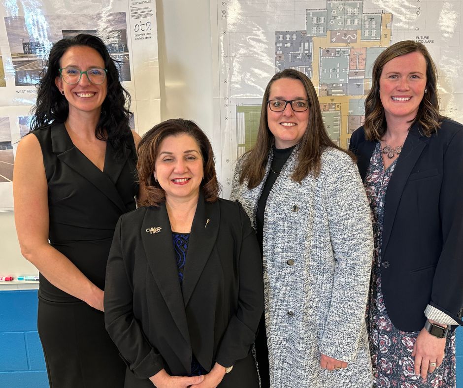 cesd73's tweet photo. Alberta Education Minister @AdrianaLaGrange and Minister of Transportation and Economic Corridors @DevinDVote were in Chinook's Edge Tues. to celebrate the new school that will be built in Penhold. Chinook's Edge is thrilled to have a new school. #CESDBoard https://t.co/881pIiD1lY