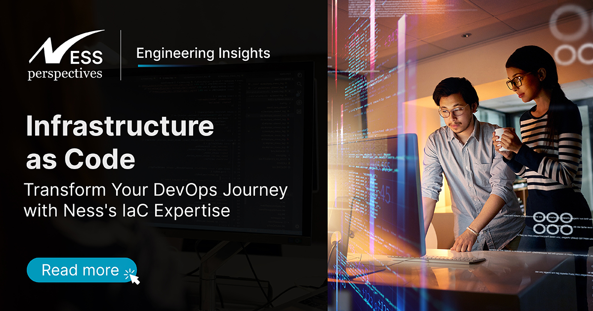 💡 #NessPerspectives | Learn how Ness's expertise in IaC technologies and unique Player-Coach engagement model can help your organization reduce costs, increase velocity, and manage risk in your DevOps journey by facilitating digital transformation. bit.ly/3NfWq3X