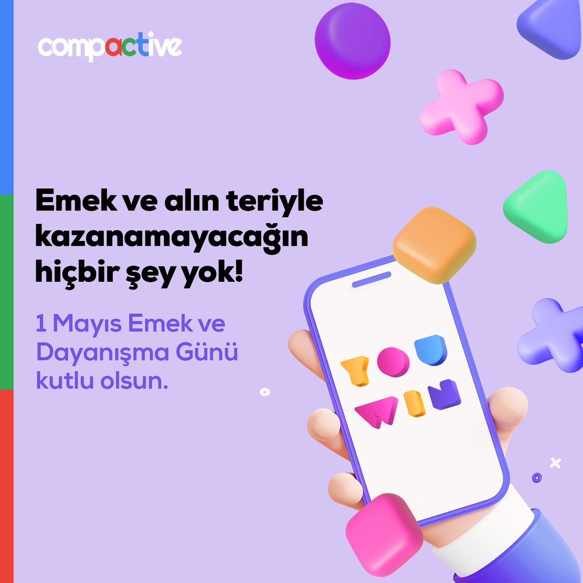 Oyun sektöründe faaliyet gösteren çalışanların, oyuna emek verenlerin ve alın teri döken tüm emekçilerin 1 Mayıs Emek ve Dayanışma Günü kutlu olsun.