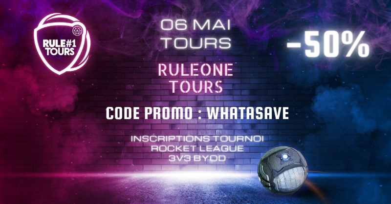 📢ANNONCE : Je serais au cast de la <a href="/Rule1Tours/">RuleOne Tours</a> 

Date : 6 mai 2023
CP : 1000e 💵
Format : 3V3
Lieu : Le Mame ,49 Bd Preuilly, 37000 Tours🚩

Inscription : 15e / joueurs avec le code : WHATASAVE
Siège <a href="/Maxnomic/">Attaining Luxery</a> et petit dèj inclu ! 

Inscription ici : discord.gg/byEyMw4US9