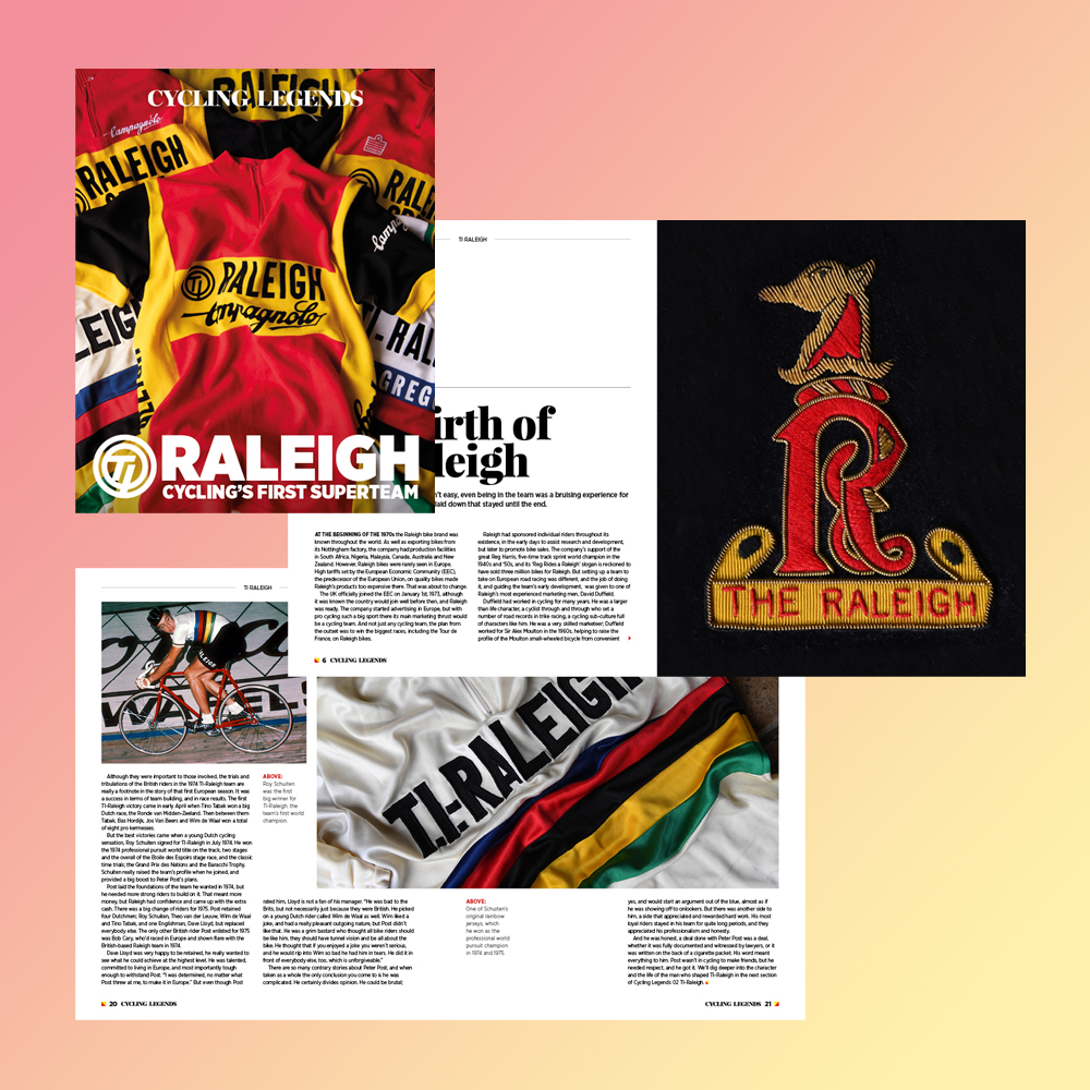 CyclingLegends1's tweet image. It was the British-backed Dutch team that changed cycling forever. The full story of TI-Raleigh is told in English for the first time in this lavishly illustrated book, available by mail order using this link. Click 'BUY' and a copy wings its way to you.   cyclinglegends.co.uk/index.php/feat…