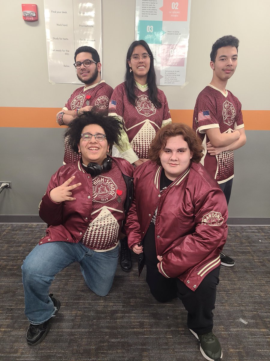 elginhighmaroon's tweet photo. Maroons Rocket League and Mario Kart 8 Deluxe Varsity Esports Teams finished in 2nd Place at the IHSA Esports Sectional Tournament over the weekend. Both teams also qualified to compete in the State Finals this Saturday. 
#elginhighschool #elginil #maroonstrong #maroonpride https://t.co/KcUYvf6i2d