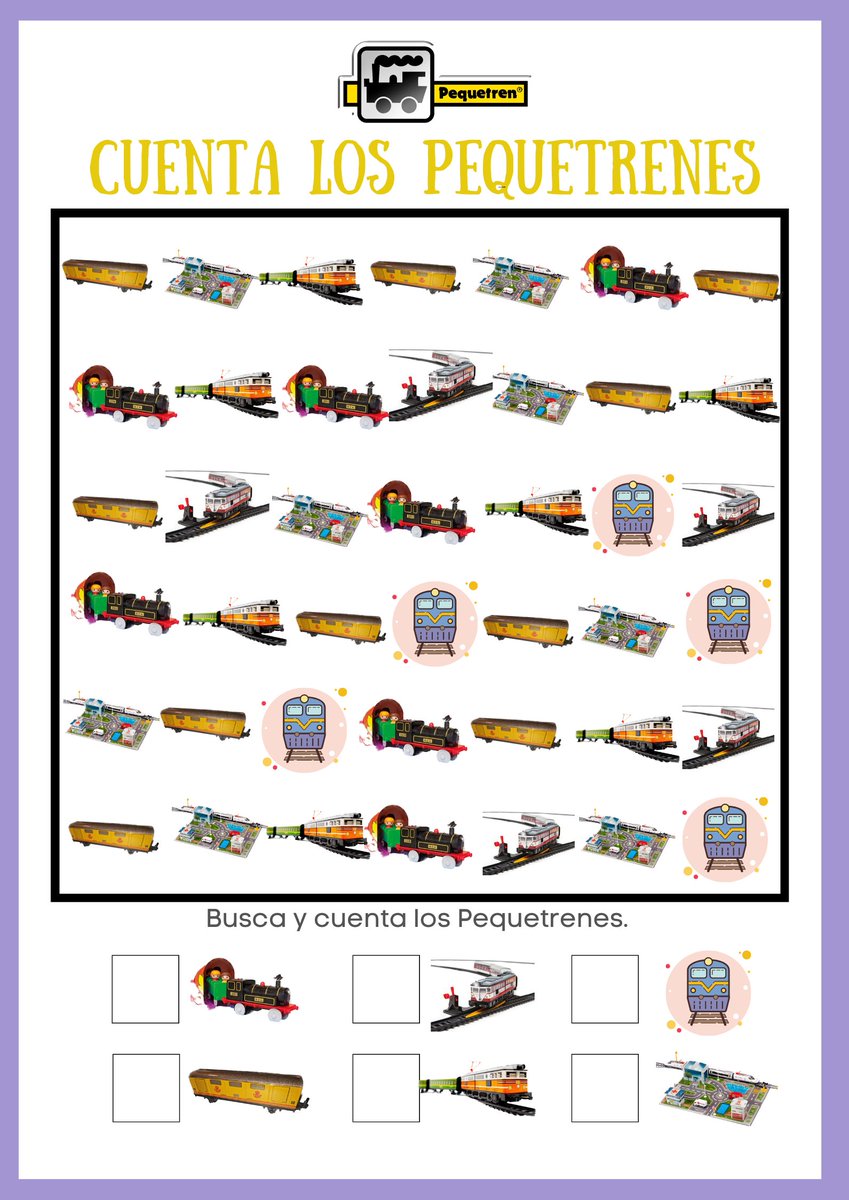 Pequetren's tweet photo. Os traemos unas actividades para los peques, para que se diviertan con nuestros trenes.

https://t.co/HTuntvVHOm

#cuentapequetrenes #laberintodetrenes #madeinspain https://t.co/mWuPNAm97K