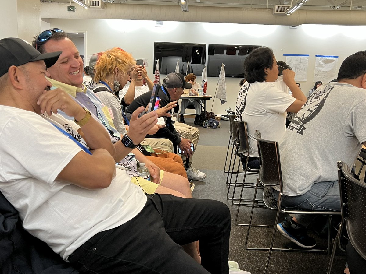 GigUnionSoCal's tweet photo. It's Day 3 of our International Congress of Gig Workers! 

We'll be discussing building international solidarity in our global struggle for workers' rights.  

#UnionStrong #UnionsForAll https://t.co/SFKwZLJTWQ