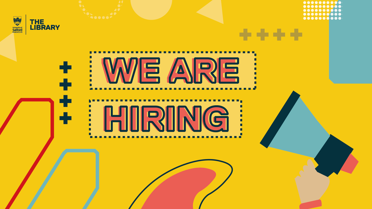 TheLibraryUoS's tweet photo. Exciting opportunity alert! 📚 

We're looking for some Information Support Assistants to join our Library Services Team here at @SalfordUni. If you love helping others & have a keen eye for detail, this could be your dream job.

Click the link to find out more 
https://t.co/mG33udoK3D

#LibraryJobs #ManchesterJobs