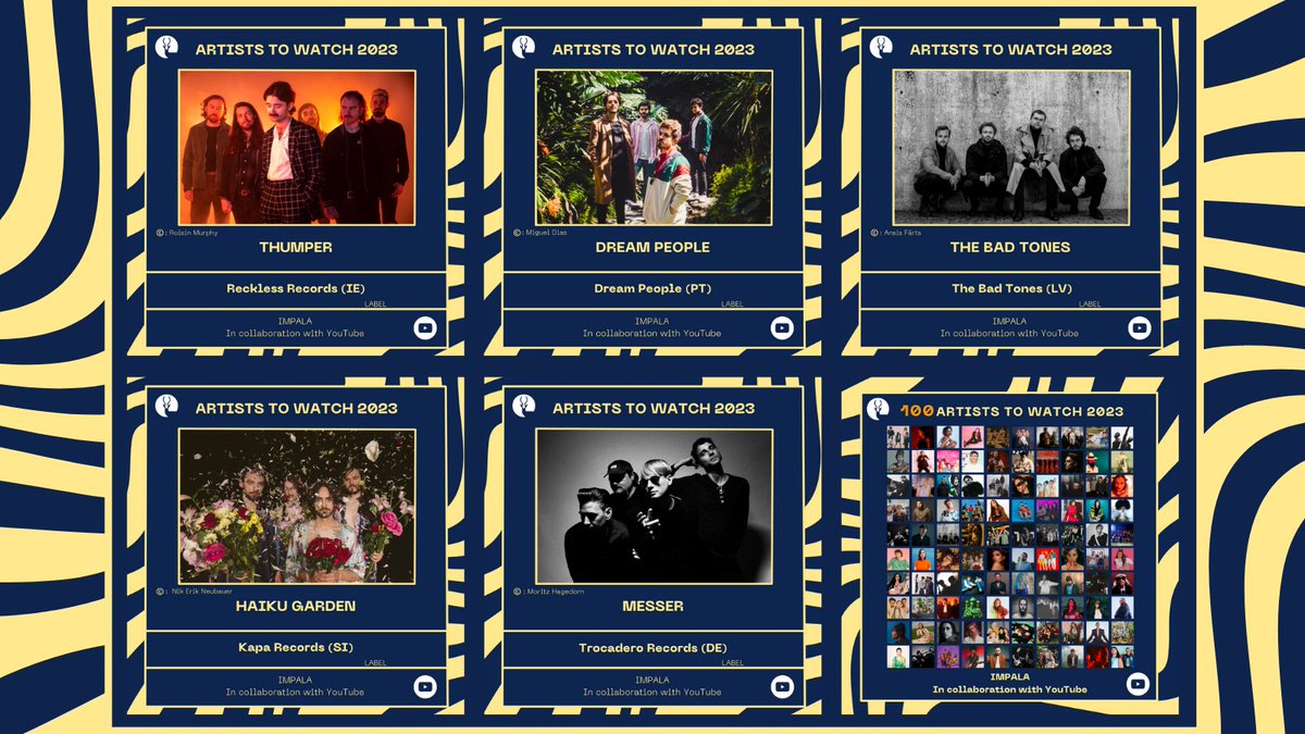 Also, check out these tasteful artists 🙌
🇮🇪 <a href="/thumper666/">T H U M P E R</a>  - <a href="/Recklessdotie/">Reckless Records</a> 
🇵🇹 <a href="/DreamPeopleBand/">DreamPeople</a> - Self-Released
🇱🇻 <a href="/thebadtonesband/">The Bad Tones</a> - Self-Released
🇸🇮 Haiku Garden - <a href="/KapaRecords/">Kapa Records</a> 
🇩🇪 Messer - Trocadero

Playlist 👀🎶 👉 bit.ly/401Ze8C