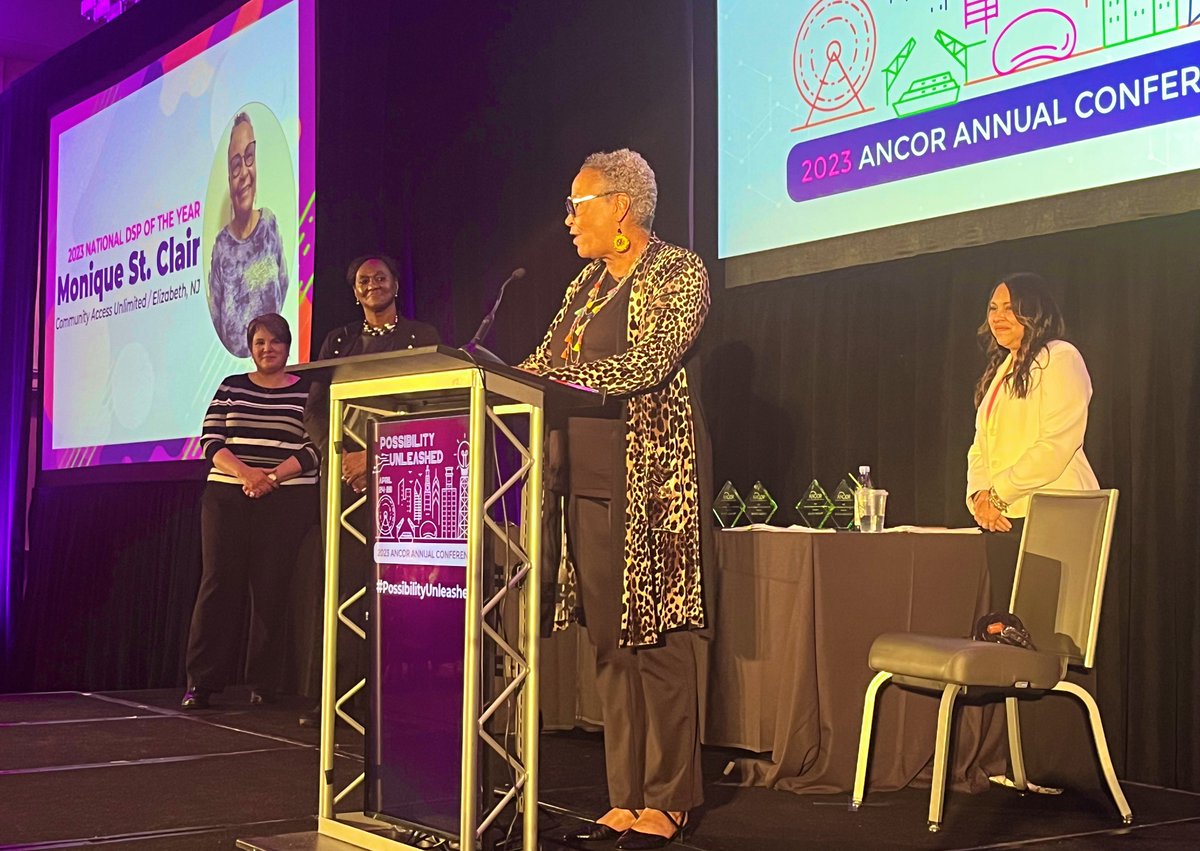 TheRealANCOR's tweet photo. CONGRATULATIONS TO OUR 2023 DSP OF THE YEAR, MONIQUE ST. CLAIR! @CommAccessUltd #PossibilityUnleashed #DSPoftheYear https://t.co/mXpbUHq8CR