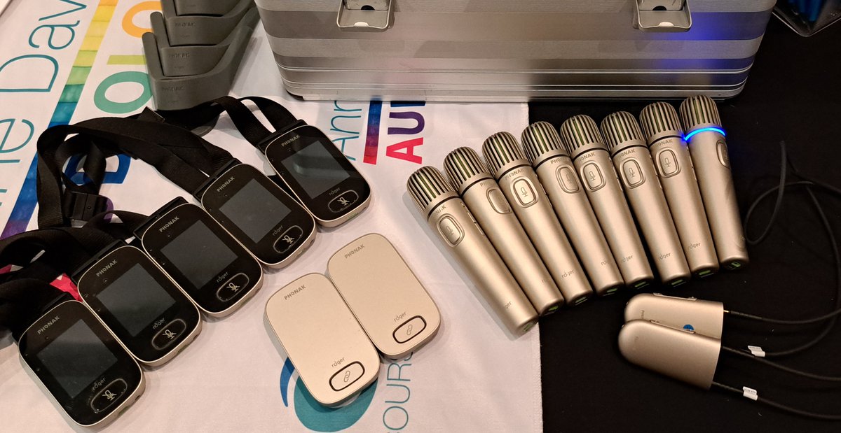 DaviesAnne's tweet photo. Such a privilege to have the Roger SoundField at my courses. It helps everyone hear comfortably, and is an incredible help to reduce my listening fatigue. Thank you Graham Hilton and @Tony Murphy at @phonak for all help and support. https://t.co/fg5wKSPD7m #AudiologyCourses https://t.co/iIeh0m3JfL