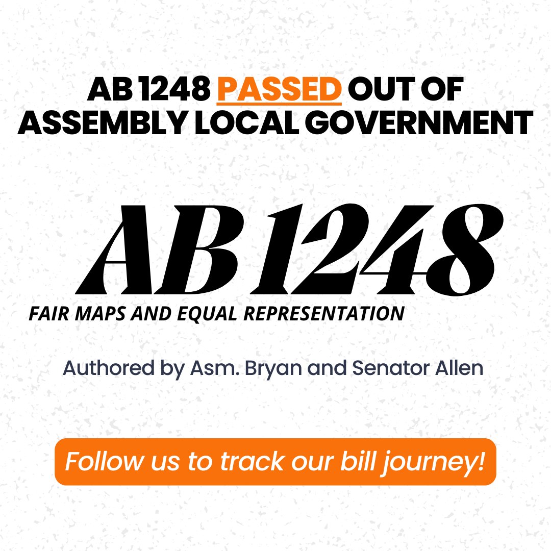 ajsocal_'s tweet image. Thank you Asm. @ib2_real and @benallenCA for fighting for an independent redistricting process. We’re proud to have you as an author and champion! #AB1248 #CALeg #redistricting