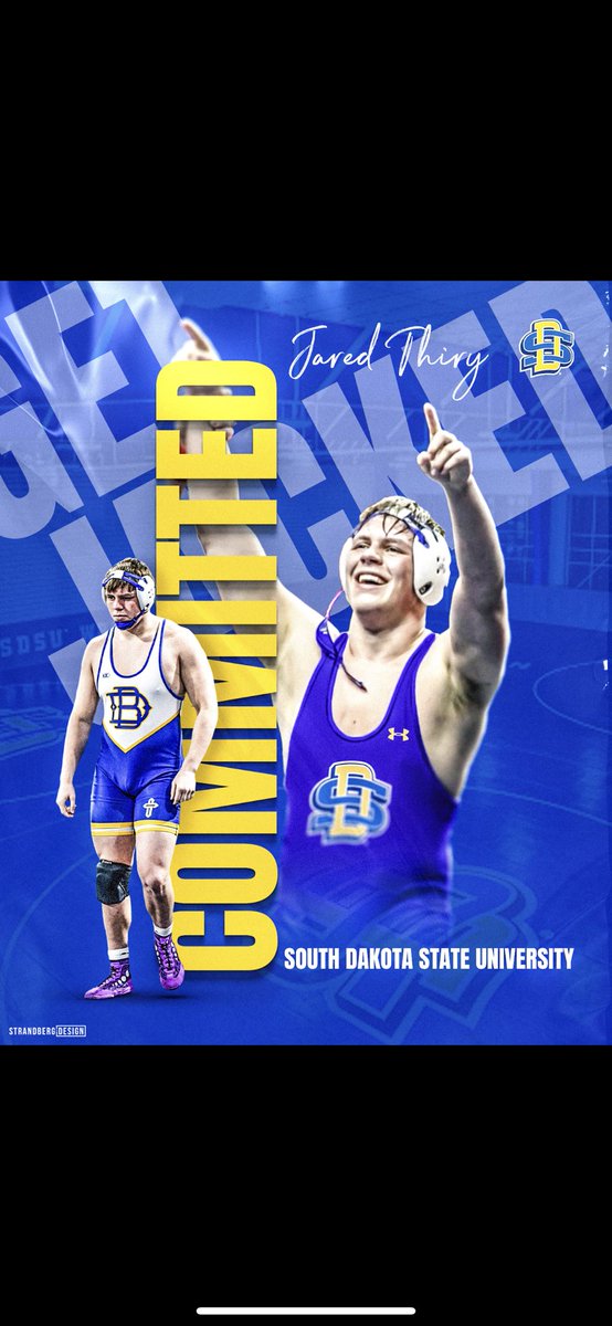Jared Thiry (@jaredthiry) on Twitter photo I am super excited to announce that I will continue my academic and athletic career at South Dakota State University! Thank you to everyone who supported me throughout my wrestling career. Thank you to my coaches <a href="/ImmortalAth/">ImmortalAthleticsWC</a> and at Don Bosco for helping me get to this point. 🐰 I am super excited to announce that I will continue my academic and athletic career at South Dakota State University! Thank you to everyone who supported me throughout my wrestling career. Thank you to my coaches <a href="/ImmortalAth/">ImmortalAthleticsWC</a> and at Don Bosco for helping me get to this point. 🐰