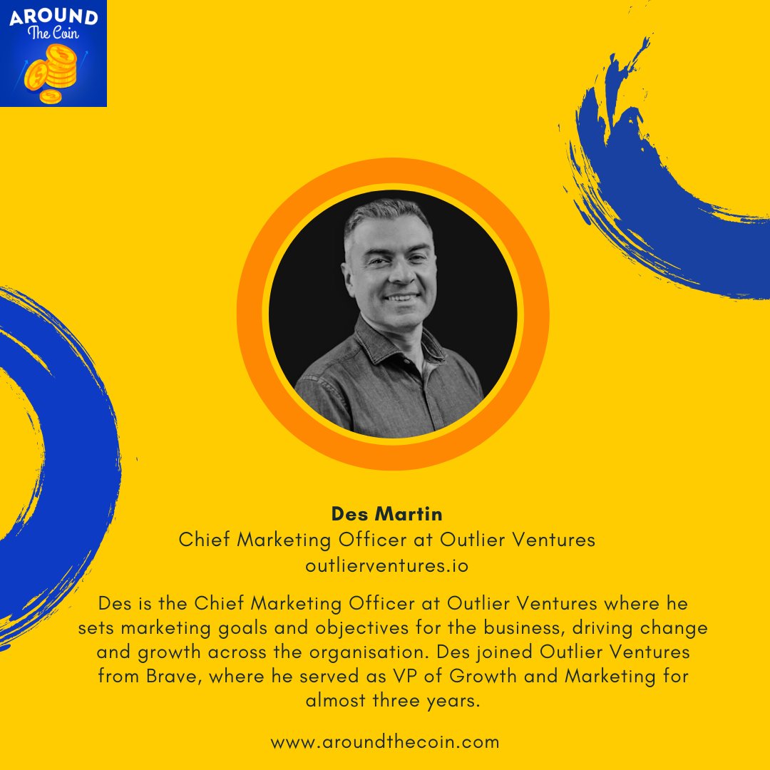 aroundthecoin's tweet photo. ATC Features @dessie_martin, CMO at @OVioHQ, where he sets marketing goals and objectives for the business, driving change and growth across the organization.
Watch here: https://t.co/J73wVNjQIk
#aroundthecoin #podcast #fintech #web3 #openmetaverse #accelerator https://t.co/cGqLvkmeWl