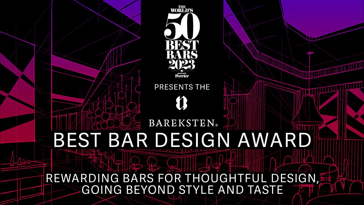 50BestBars's tweet photo. Find out everything you need to know and how to make an entry here: https://t.co/RJHHvuDZom #50BestBars #Worlds50BestBars #Bareksten https://t.co/o8vaF96CmG