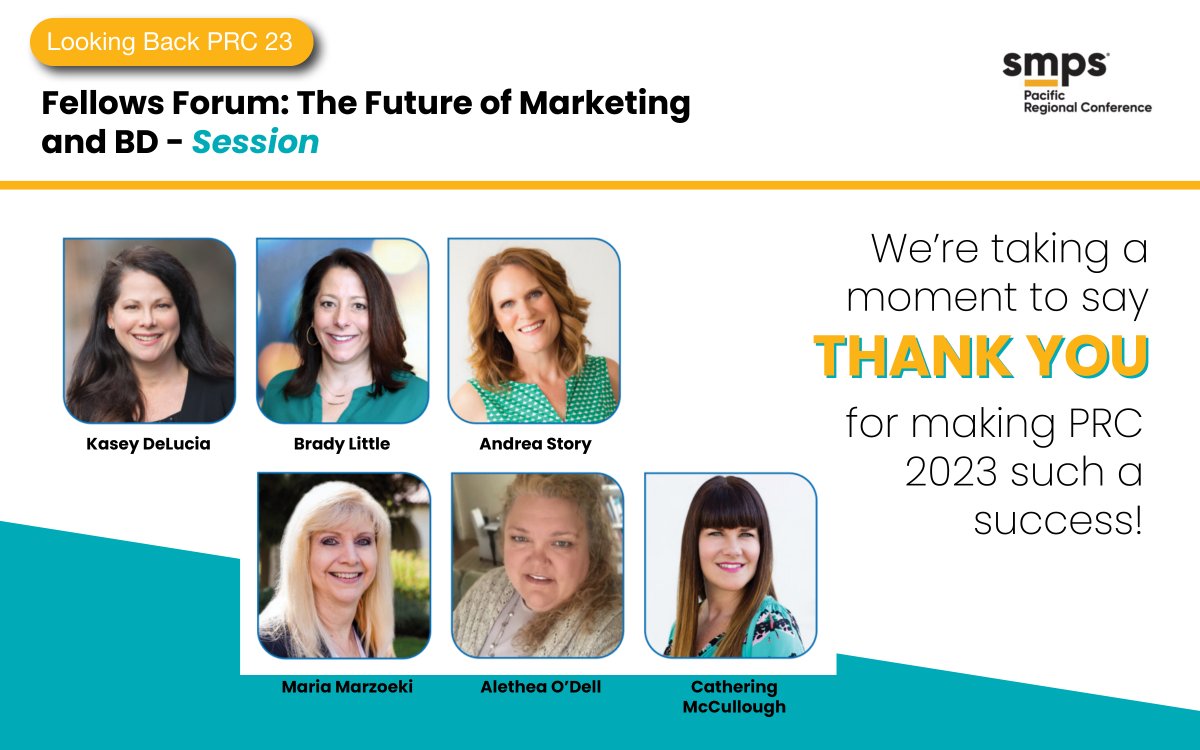 SMPSTheWave's tweet image. Looking Back PRC 23 - We’re taking a moment to say THANK YOU for making PRC 2023 such a success!

Fellows Forum Panel - Session Speakers #SMPSPRC2023