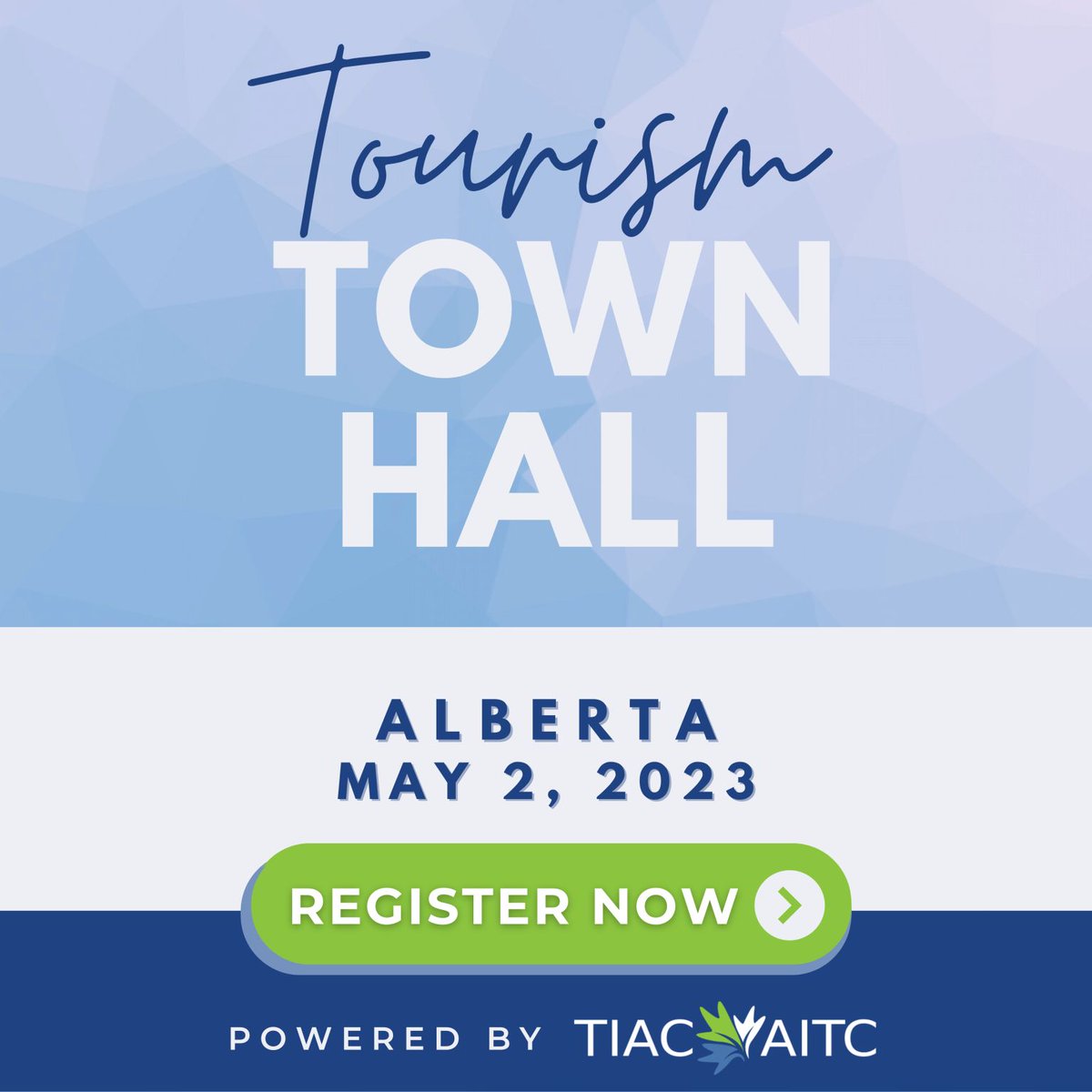 You’re invited to a #TourismTownHall! An industry-wide event delivered by TIAC. Sébastien Desnoyers-Picard, VP of ITAC, will be sharing ITAC’s Indigenous tourism priorities for growth towards its 2030 goals.

Register now - bit.ly/TIACTownHall-AB

#TourismCounts