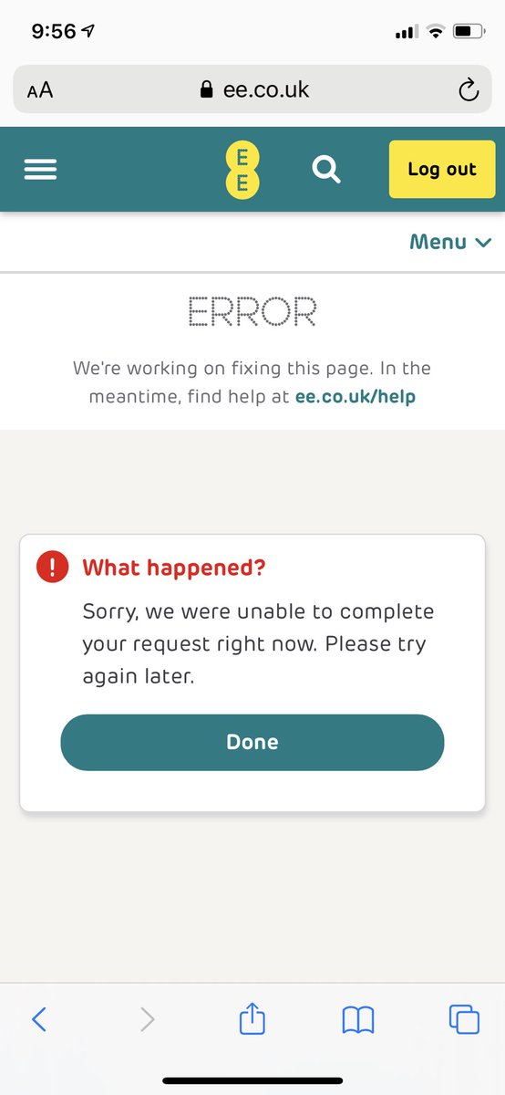 brokenbird0's tweet photo. @EE Hello .. I didn’t use my sim for 7 months how can I reactivate it ? I tried to log in but it says Error https://t.co/HUm6MNxnTC