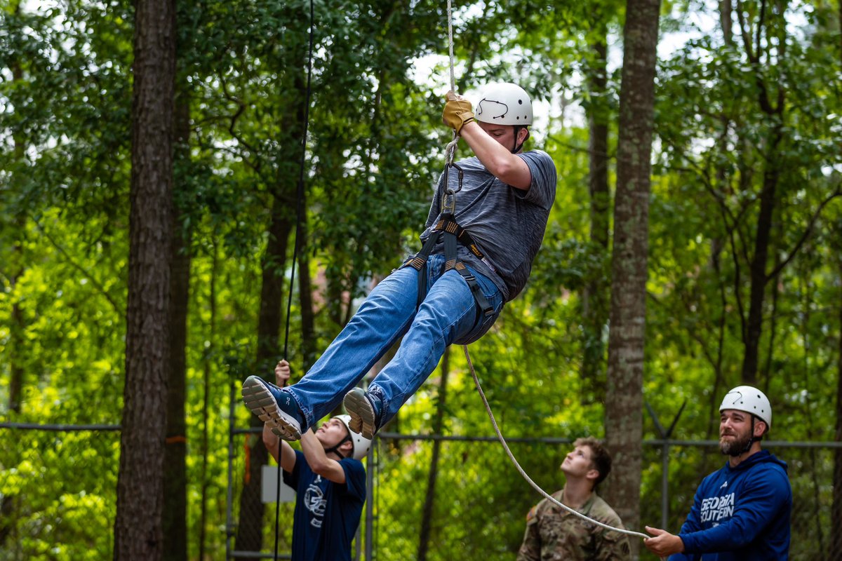 GSCoachHelton's tweet photo. Thank you, @sgtfriedel, for providing our staff with team bonding activities and educating us on ROTC and the many ways it benefits Georgia Southern and our students! #HailSouthern https://t.co/LP8rFKpoc2
