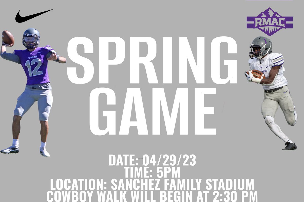 Come out and support Highlands Football as we wrap up the spring semester with our Purple vs White Scrimmage this Saturday!