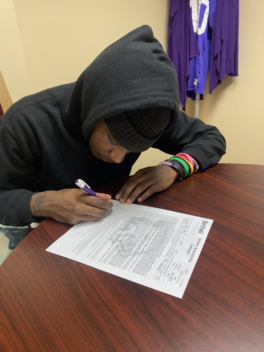 First I Wanna Thank Iowa Wesleyan University for believing in me. Also wanna thank All the coaches who’s reached out to me with opportunities with that being Said I am 110% committed to Bethel University🟣🟡🐾 @CoachDaniels_BU <a href="/CoachBright11/">Jay Bright</a>  <a href="/_CoachWallace/">Kyle Wallace</a>  <a href="/BIGshadowMIKE/">Coach Mike Jasper</a>