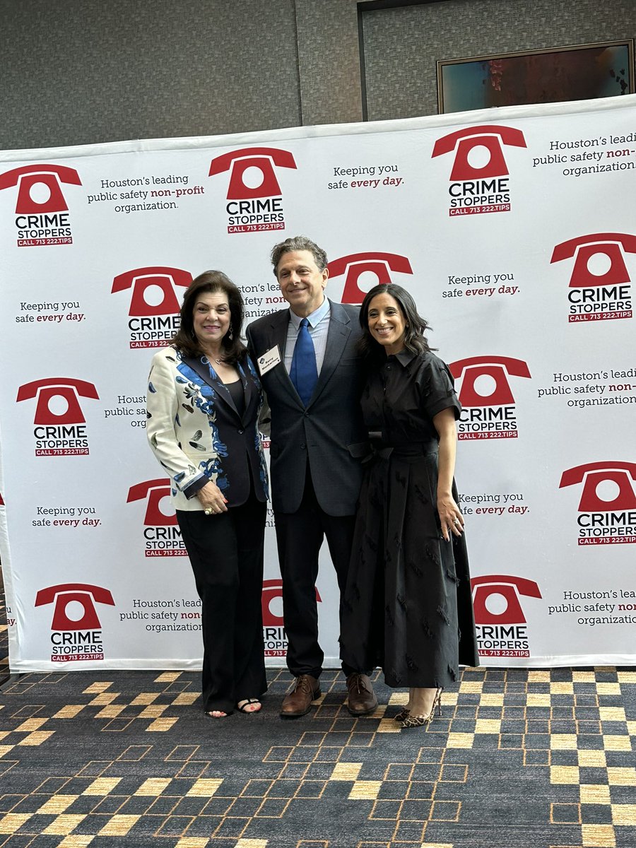 CrimeStopHOU's tweet photo. ✨ What an incredible day! We had such a wonderful time honoring our Houston Heroes. A special thanks to all of our amazing supporters who helped make this such a successful event. More pictures coming soon! https://t.co/STj4yQJ0Zh