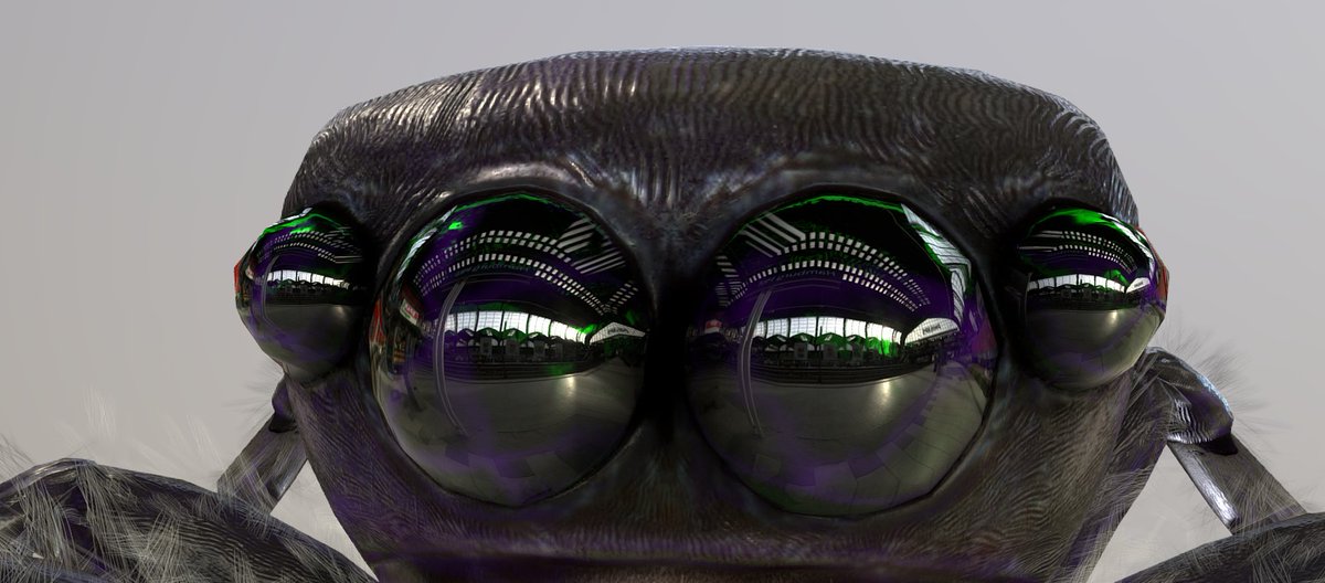 arcane_worlds's tweet photo. Just remember, We're always watching you 👀👁️
#boldjumpingspider #forthehive #indiegame #steamgames #unitydev #indiedevlog https://t.co/wuxjs4M1pg