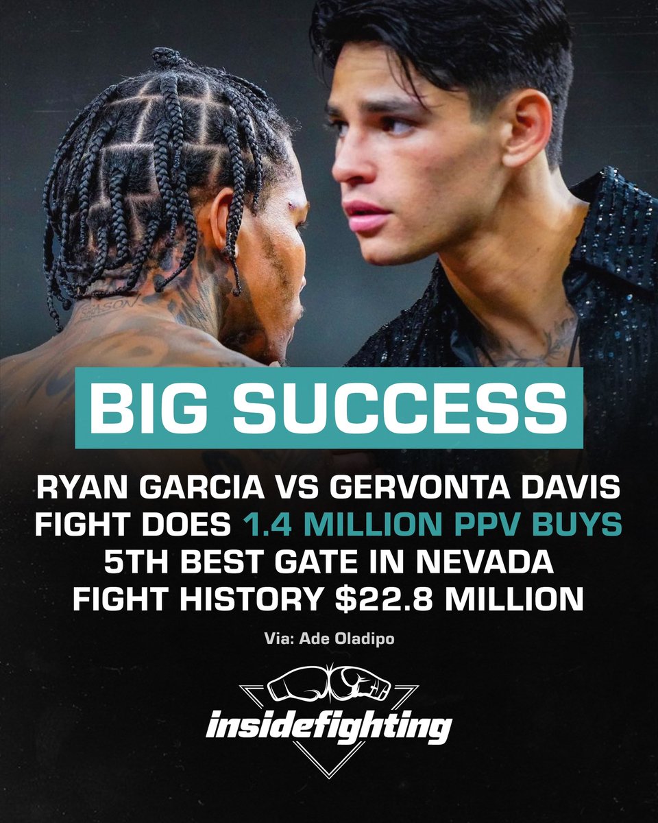 InsideFighting on Twitter "Huge PPV numbers coming out of the Ryan vs