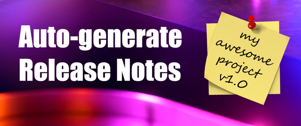 rob_rich's tweet photo. https://t.co/ghpjdEfrQm - there's an #AutoGenerate #ReleaseNotes in #GitHub Releases. Great quick tip @MishManners. https://t.co/ukCVnHazRZ