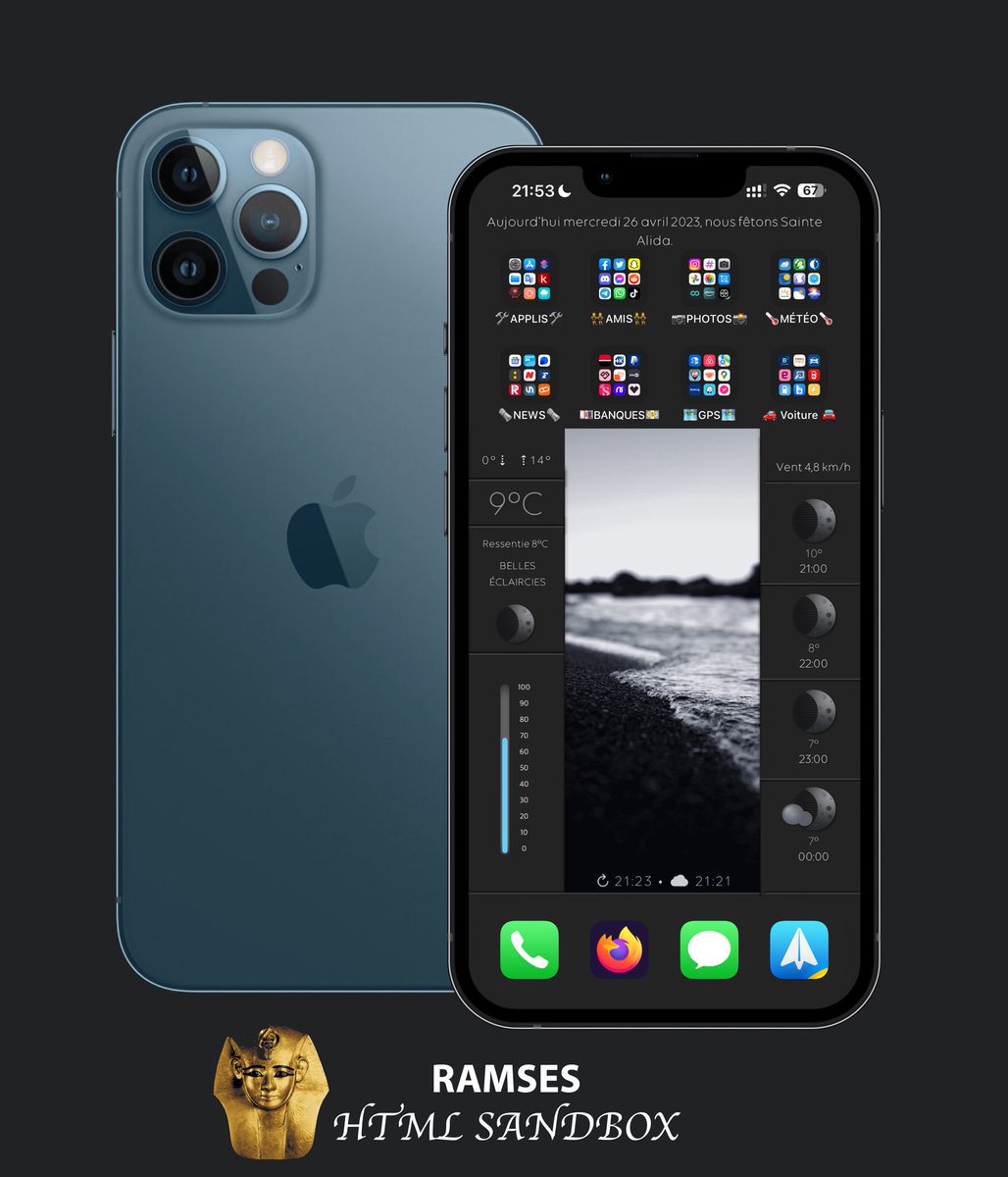 Ramses7420's tweet image. On an idea of @Attairdu57slm modded by me 

@kleinmone 
@thewaytozion 

#iNNOVATION #HTML_SandboxV2