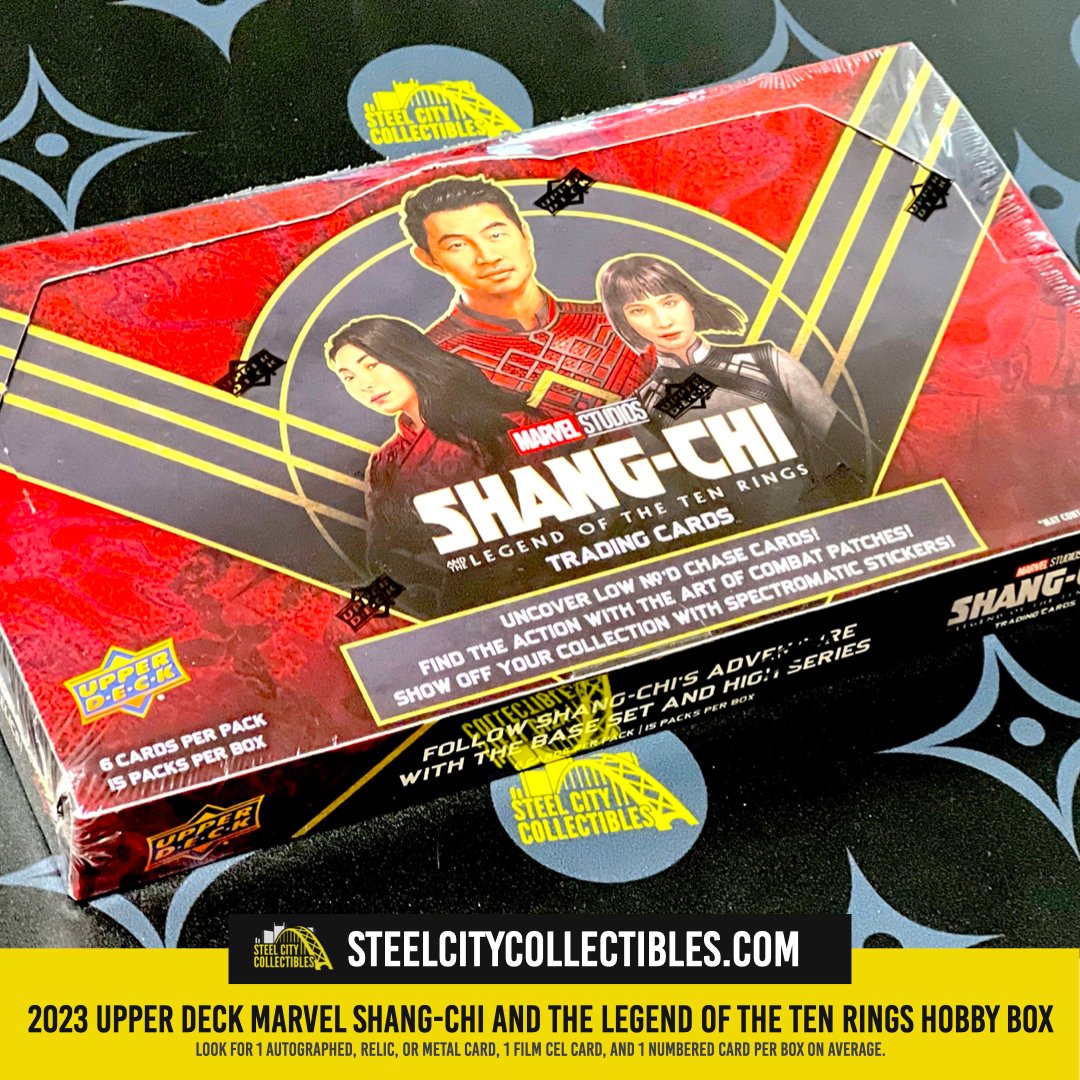 RETWEET &amp; FOLLOW for your chance to win a 2023 Upper Deck Marvel Shang-Chi and the Legend of the Ten Rings Hobby Box!

#Marvel #MCU #TheHobby